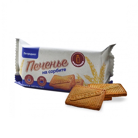 Печенье ПетроДиет молочное на сорбите 170г