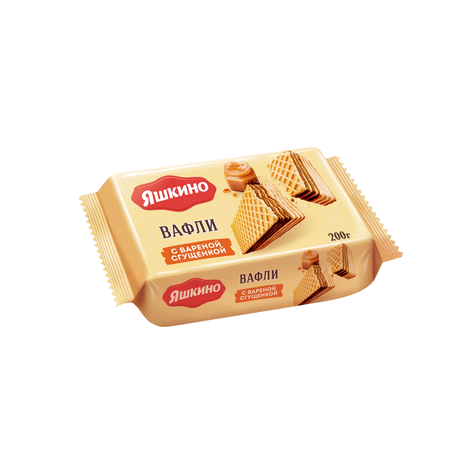 Вафли Яшкино С вар. сгущ. 200г