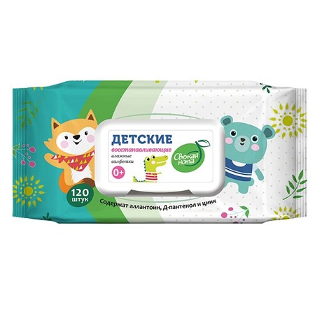 Салфетки/вл Свежая нота детские 120шт