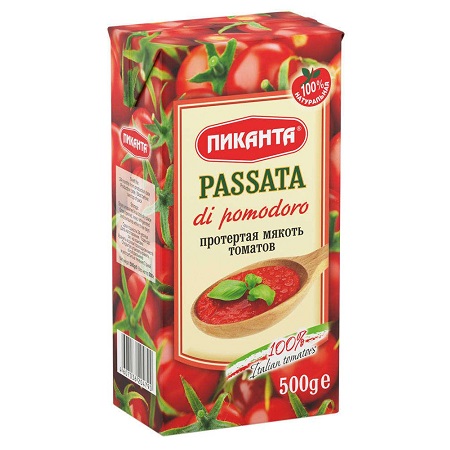 Томаты Пиканта протертая мякоть Passata 500г
