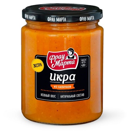 Икра Фрау Марта из кабачков 430г Экстра