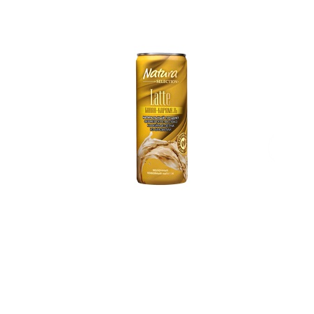 Напиток Natura Selection кофейный Латте Банан-карамель 2,4% 0,22л ж/б