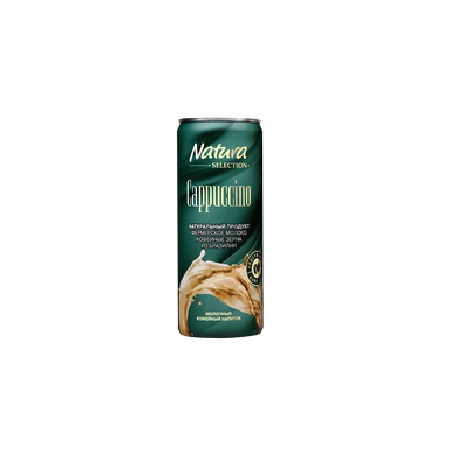 Напиток Natura Selection кофейный Капучино 2,4% 0,22л ж/б