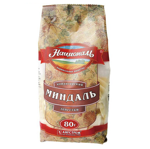 Миндаль лепестки Националь 80г