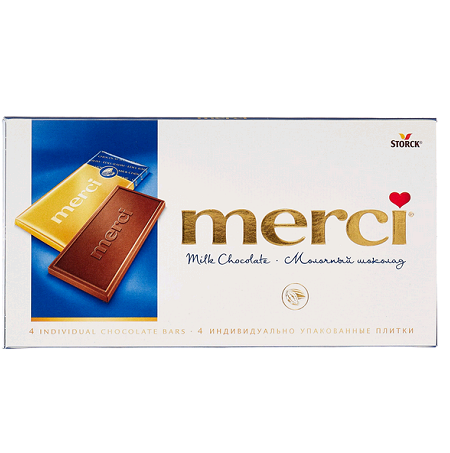 Шоколад Мерси молочный 100г