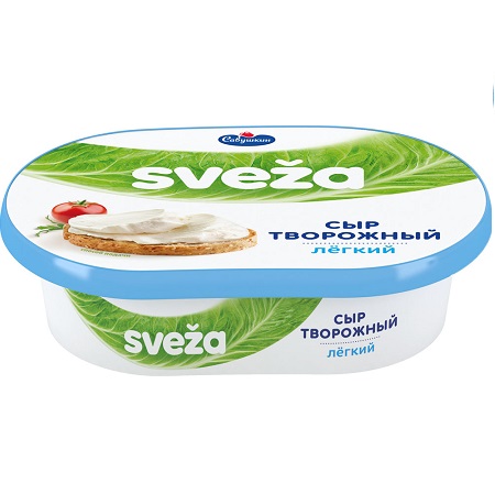Сыр тв. Савушкин SVEZA 35% 150г легкий