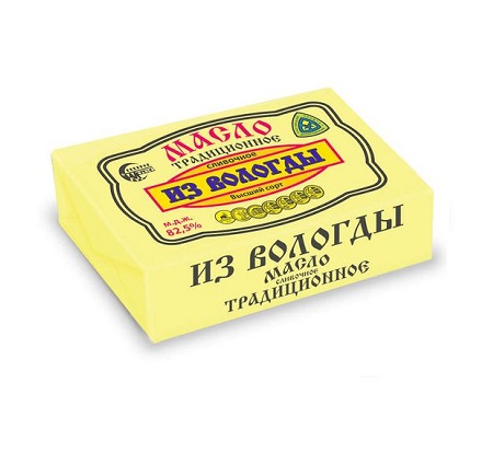 Масло Традиционное из Вологды 82.5% 180г БЗМЖ