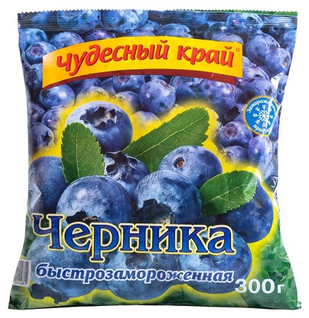 Черника зам. 300г Чудесный Край