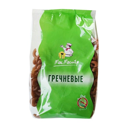 Макароны Мак Мастер гречневые рожок/спираль 300г