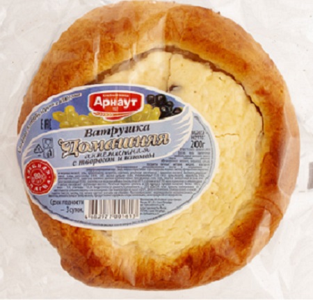 Ватрушка Домашняя с изюмом 200г Арнаут