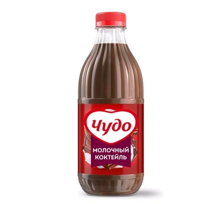 Коктейль Чудо мол. Шоколад 2% 950г пэт БЗМЖ
