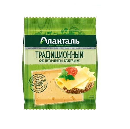 Сыр Аланталь Традиционный 50% 200г БЗМЖ