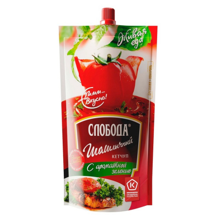 Кетчуп Слобода Шашлычный 200г доз.