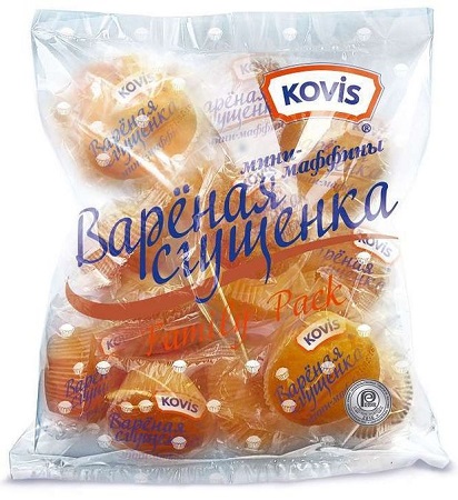 Мини-маффины Ковис вар. сгущенка 470г