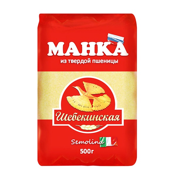 Крупа Шебекинская манная 500г