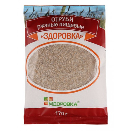 Отруби Здоровка ржаные 170г