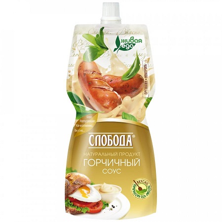Соус Слобода Горчичный 220мл доз