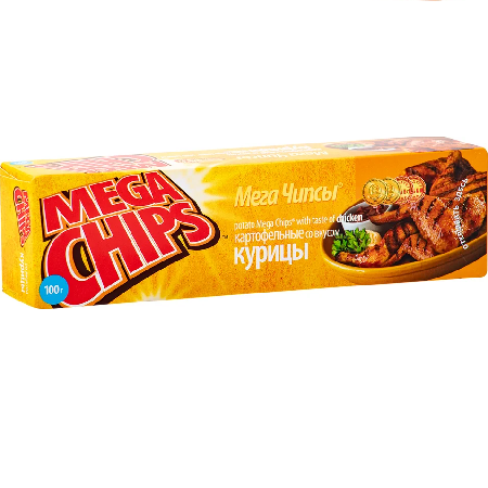 Чипсы MEGA CHIPS курица 100г