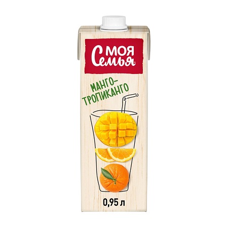 Напиток Моя Семья Экзотик Манго-Тропикано 0,95л