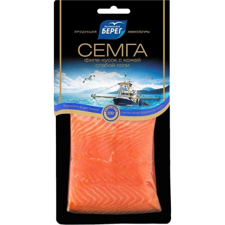 Семга ББ с/с филе-кусок 200г