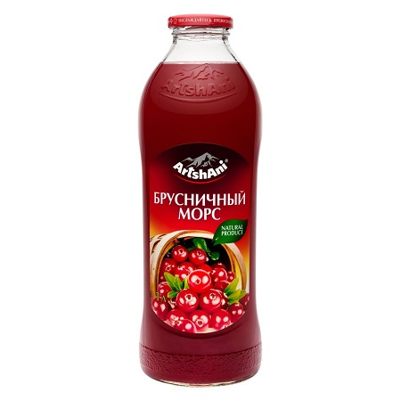 Морс Артшани брусничный 1л ст/б
