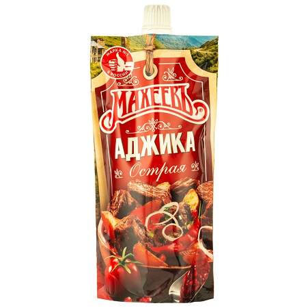 Аджика Махеев Острая 140г с доз.
