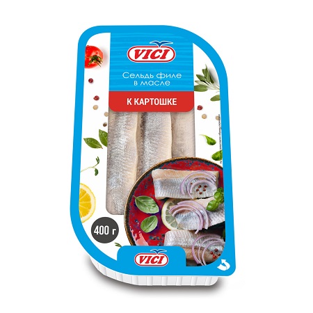 Сельдь Вичи К Картошке филе 240г