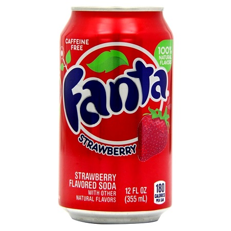 Напиток Fanta Strawberry (клубника) 0,355л ж/б США