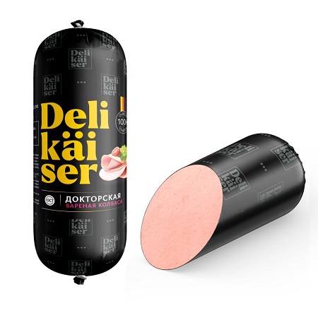 Колбаса Delikaiser докторская ГОСТ 400г Атяшево