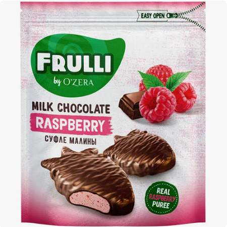 Конфеты O Zera суфле Малина  125г