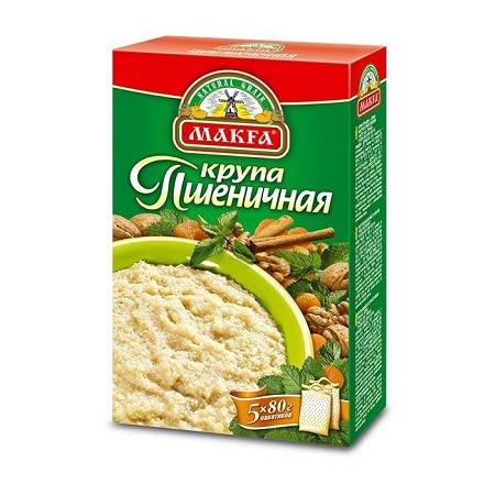 Крупа Макфа пшеничная Полтавская №4 пак. 5*80г