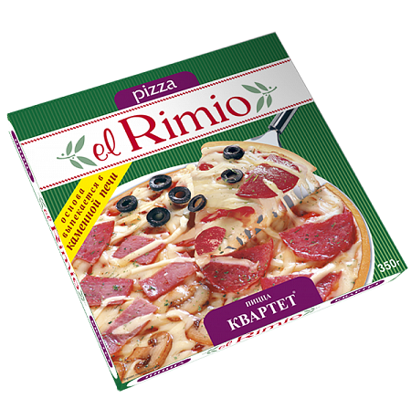 Пицца Римио квартет 350г