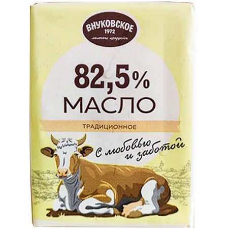 Масло слив. Традиционное 82,5% ГОСТ 200г Внуковское