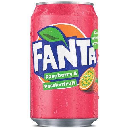 Напиток Fanta Strawberry & Kiwi 0,330л ж/б Дания