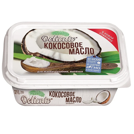 Кокосовое масло TM Delicato  200гр