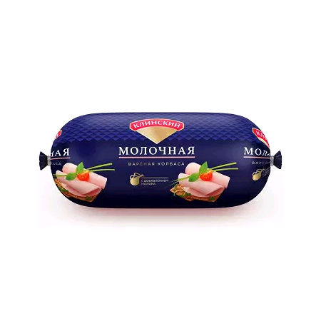 Колбаса Молочная с молоком п/а 400г Клинский МК