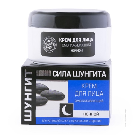 Крем д/лица Шунгит Сила Шунгита Омолаживающий ночной 100мл
