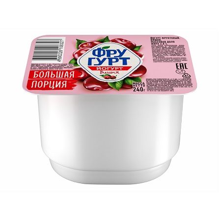 Йогурт Фругурт 2% 240г вишня