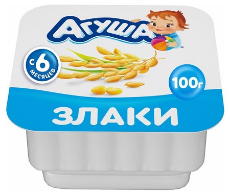 Творог Агуша 3,9% 100г злаки БЗМЖ