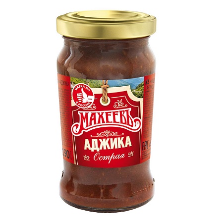 Приправа Махеевъ Аджика острая с/б 190г
