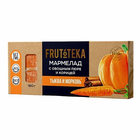 Мармелад Frutoteka желейно-овощной Ассорти 180г Нева КФ