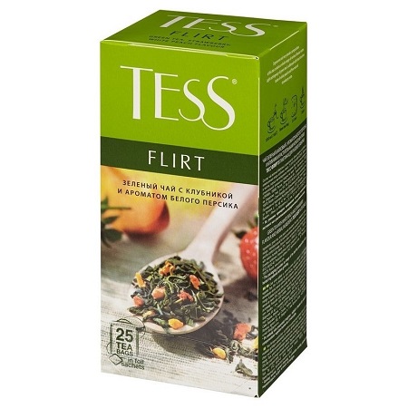 Чай Теss Флирт зел. 25пак.