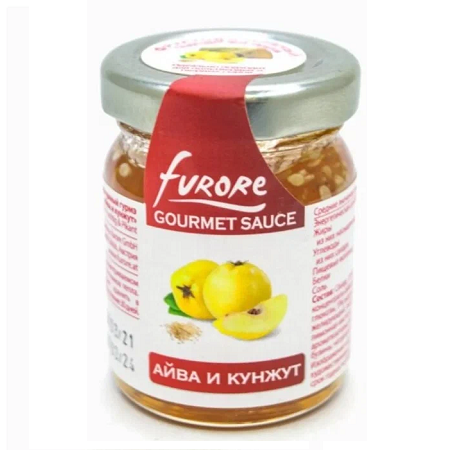 Соус Furore Гурмэ д/сыра айва и кунжут 60г ст/б