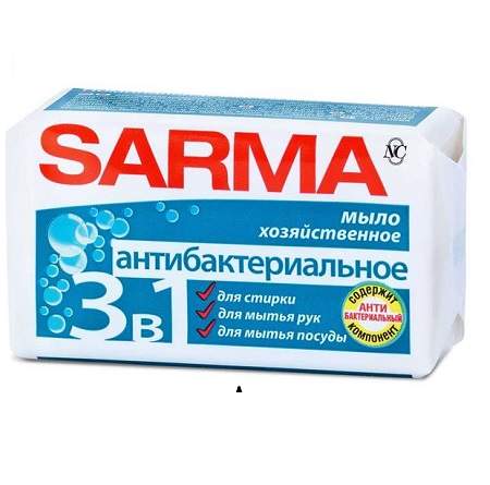 Мыло/хоз NC Сарма антибактер. эффект 140г