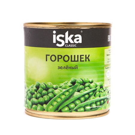 Горошек зел. ISKA 425мл