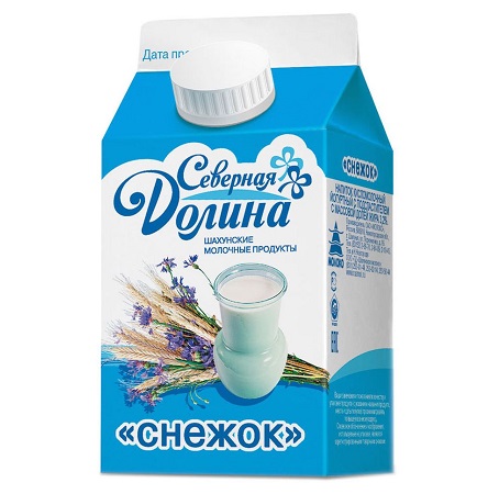 Снежок Северная Долина 3,2% 450г  БЗМЖ