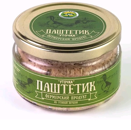 Паштет Уточка 200г  Калужичи СЭП