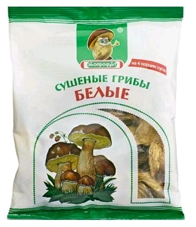 Грибы Экопродукт белые сушеные 40г