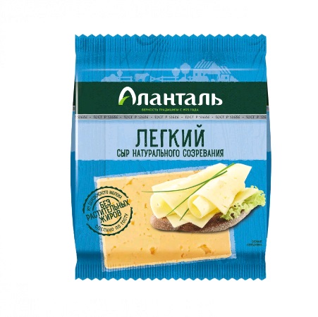 Сыр Аланталь Легкий 35% 200г БЗМЖ