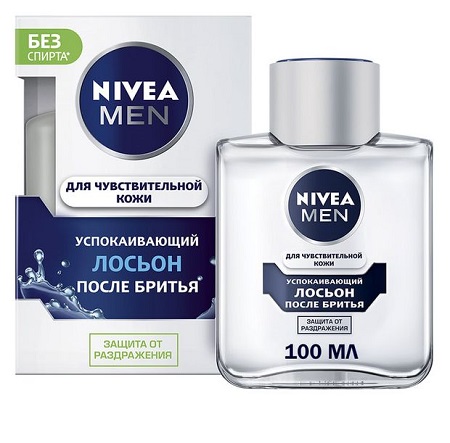 Лосьон п/бритья Nivea Успокаивающий д/чувств. кожи 100мл
